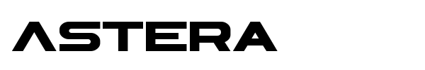 Astera font preview